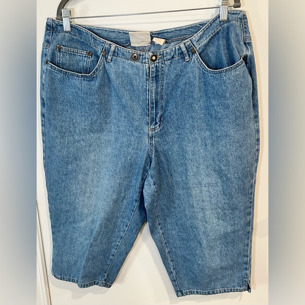 Classic Blue Women's Denim Bermuda Shorts